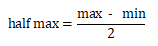 Response value at the inflection point