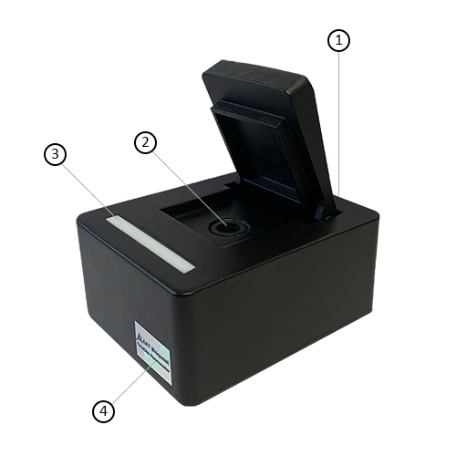 Components of CytoCite Fluorometer
